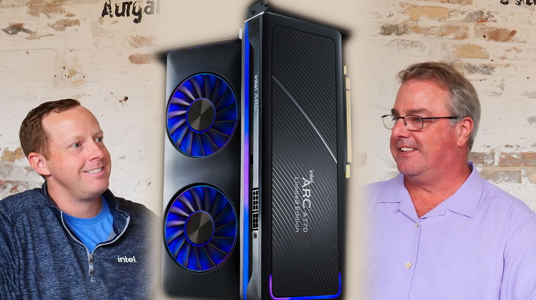 Фото - Intel: видеокарты Arc A770 и Arc A750 «скоро поступят в продажу» — старшая будет быстрее GeForce RTX 3060 и Radeon RX 6600 XT